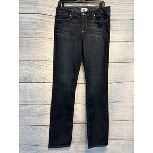 Paige Skyline Straight Dark Denim Jeans Size 32